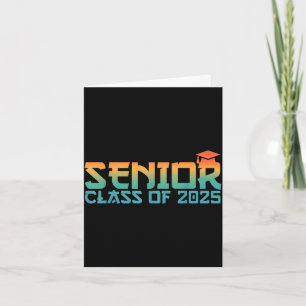 Cartão Turma de formatura do ensino médio de 2025