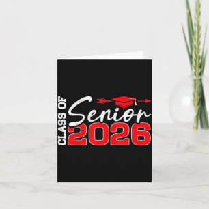 Cartão Turma sênior de 2026 graduada no ensino médio