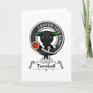 Cartão Turnbull Clan Crest