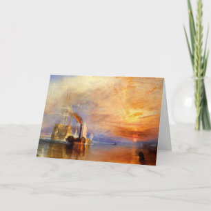 Cartão turner, j m w - o téméraire lutador puxado para h