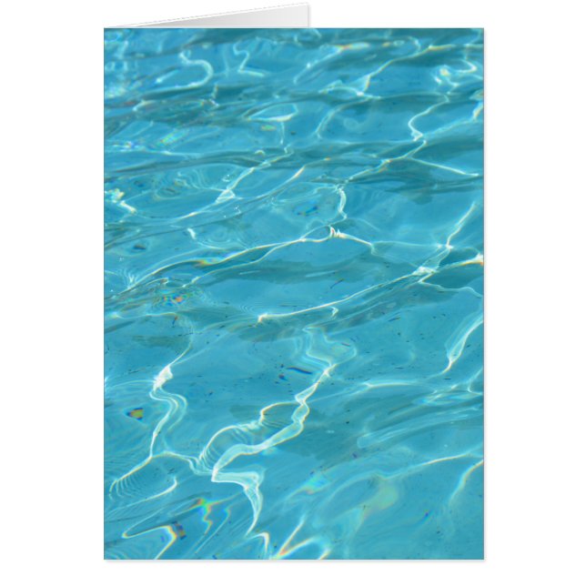 Cartão Turquesa Água (Frente)