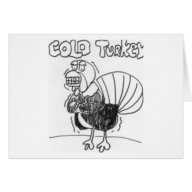 Cartão Turquia fria (Frente Horizontal)