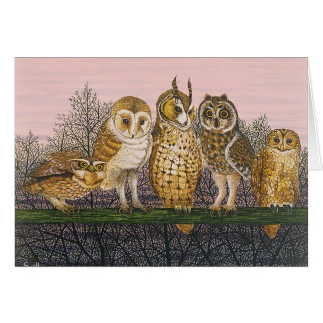 Cartão Turquia-whit a Turquia-whooing (Frente Horizontal)