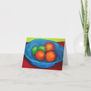 Cartão Turquoise Bowl Notecard