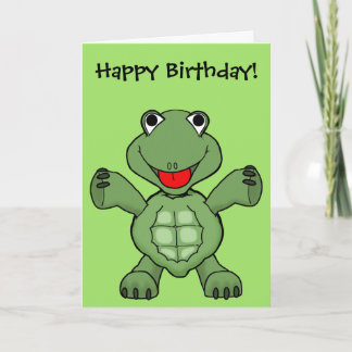Cartão Turtle Birthday