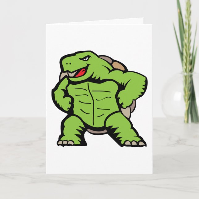Cartão Turtle Notecard (Frente)