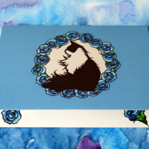 Cartão Tuxedo Cat Primavera Art