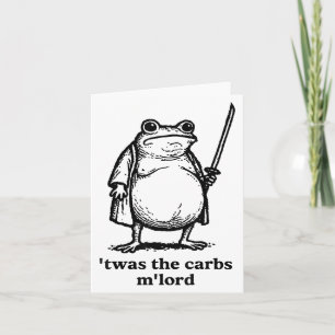 Cartão Twas The Tism Mlord Medieval Knight Fat Samurai Fr