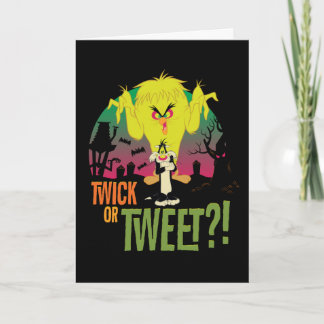 Cartão "Twick or Tweet" TWEETY™ & SYLVESTER™