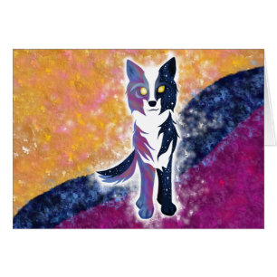 Cartão Twilight Sky Wolf