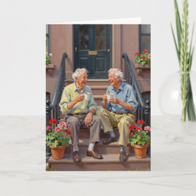 Cartão Twin Coots Coffee Club Birthday All-Occasion Card (Frente)