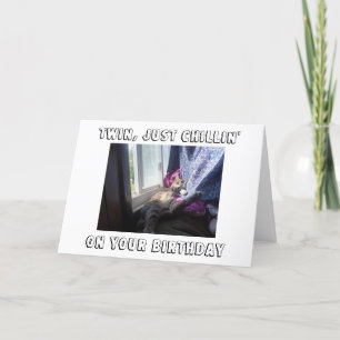 CARTÃO ***TWIN*** CRIANÇAS NO SEU "ANIVERSÁRIO"