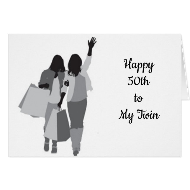 CARTÃO ***TWIN*** PARECE "FABULOSO" EM ***** 50***** (Frente Horizontal)