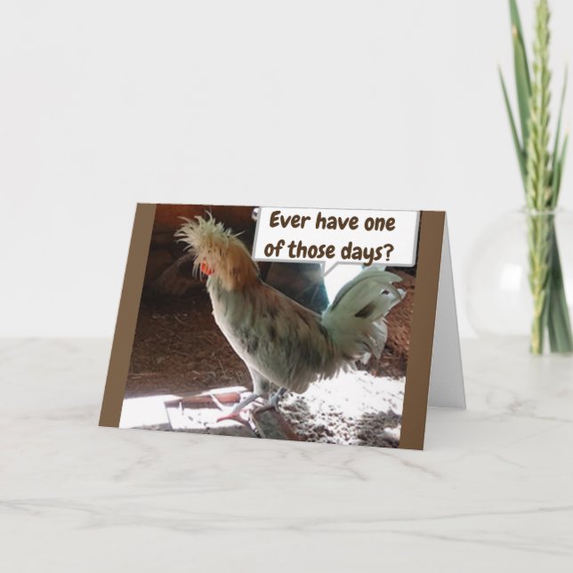 CARTÃO ***TWIN*** TENDO UM DIA RUIM NO ANIVERSÁRIO "40º" (Frente)