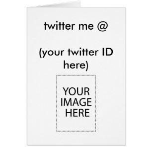 Cartão twitter me @ (seu ID do twitter aqui) O MUSEUM
