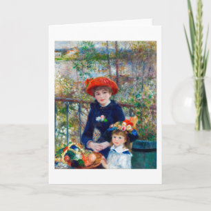 Cartão Two Sisters, Renoir