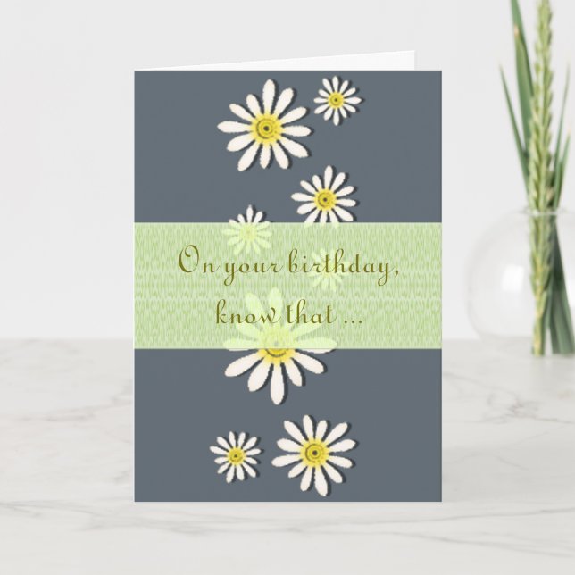 Cartão U-picar Cor/ Espingardas Selvagens de Flores Selva (Frente)