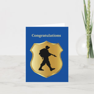 Cartão U.S. Border Patrol Academy Graduation Card