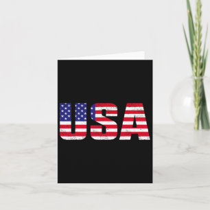 Cartão U. Shirt Patriota Americana Flag Men Mulheres Cria