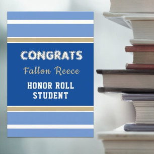 Cartão Uau! Honor Roll Congrats Card