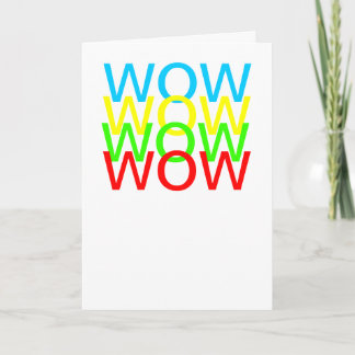 Cartão uau!! Não é seu aniversário!!