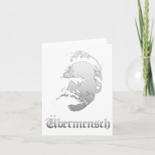 Cartão Ubermensch - Friedrich Nietzsche Melhor Filo Alemã