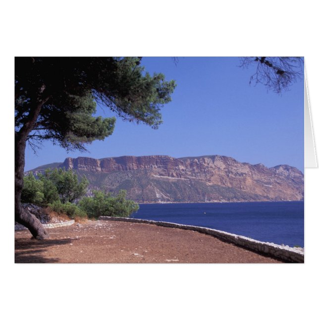 Cartão UE, França, Provença, Cassis (Frente Horizontal)