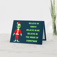 UFO Ho Pai alienígena Natal Personalizado