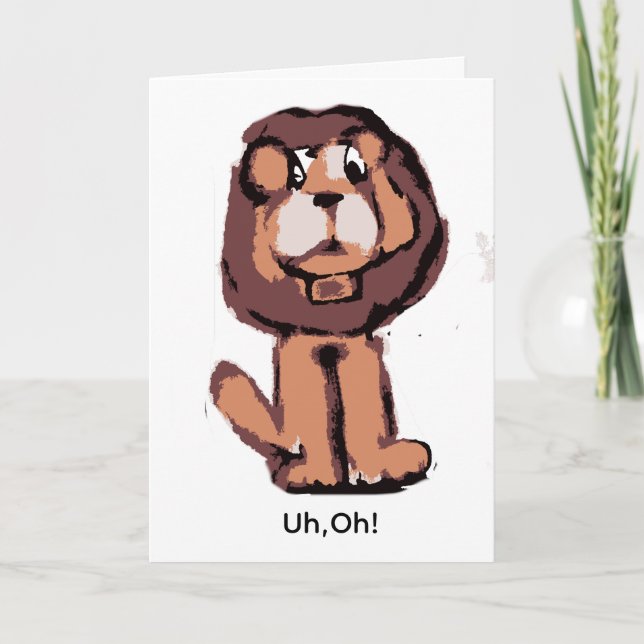 Cartão Uh,Oh (Frente)