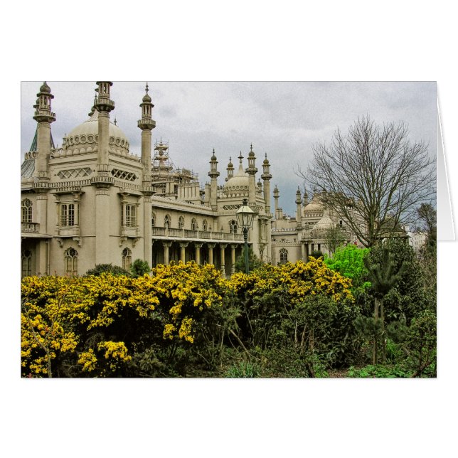 Cartão (UK) Brighton Pavilion (Frente Horizontal)