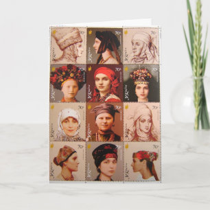 Cartão Ukrainian Stamps