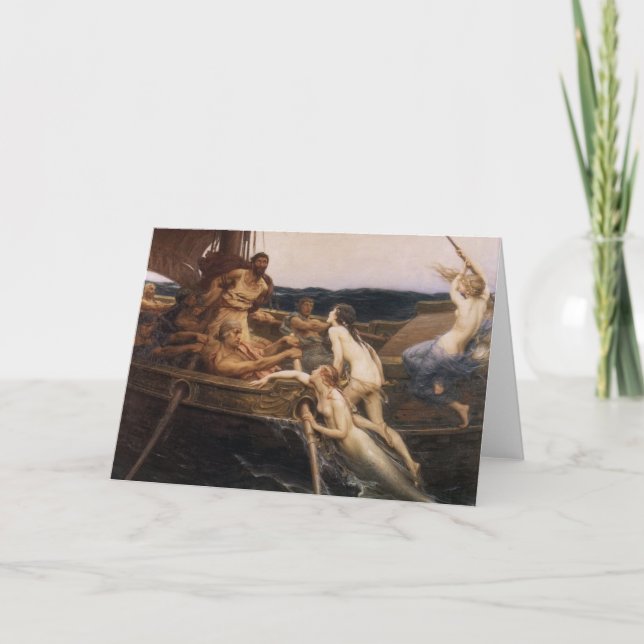 Cartão Ulisses e as Sirens (Frente)