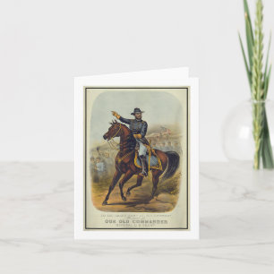 Cartão Ulisses S. Grant On Horseback