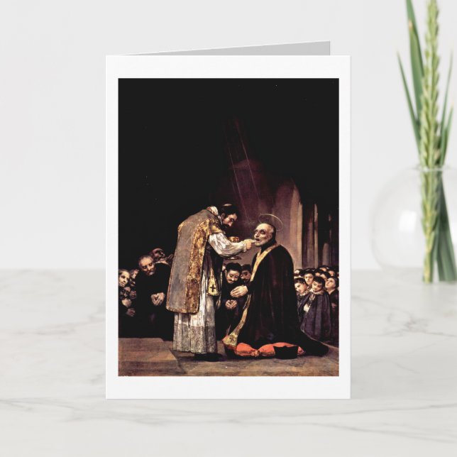 Cartão Última Comunhão De Ruas. Joseph De Francisco De Go (Frente)