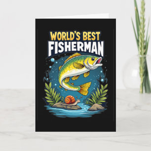 Cartão Ultimate Catch Melhor Pescador do Mundo Enthusasta