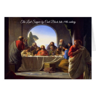 Cartão Último jantar