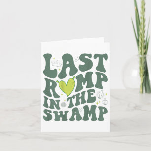 Cartão Último Romp no pântano (nas costas)