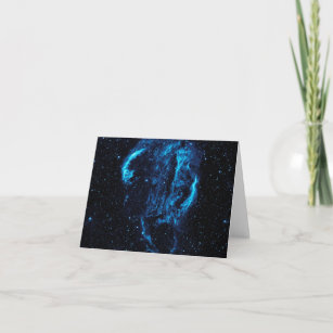 Cartão Ultraviolet image of the Cygnus Loop Nebula crop