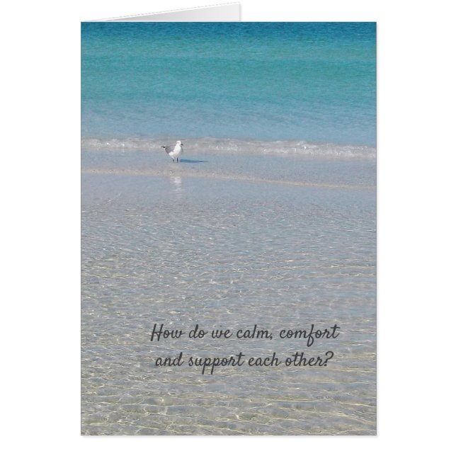 Cartão "Um abraço..................." (Frente)