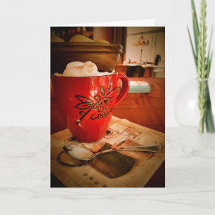 Cartão Um Adorável Tipo de Aniversário Latte (cartão)