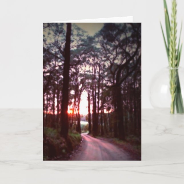 Cartão Um alvorecer novo (Frente)