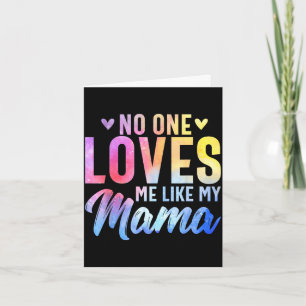 Cartão Um ama como mamãe - dia das mães filho e filha