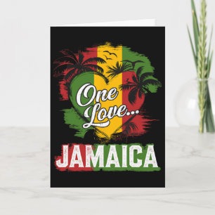 Cartão Um Amor Jamaica 2025 Flor de Hibisco Férias no Car