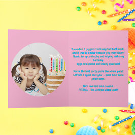 Cartão Um Aniversário de criança De Foto De Duque Sortudo