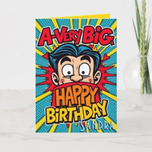 Cartão Um aniversário muito feliz