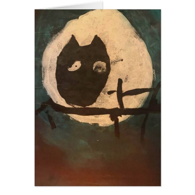 Cartão Um artigo original feito por uma criança com (Frente)