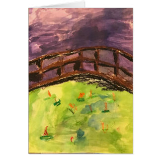 Cartão Um artigo original feito por uma criança com