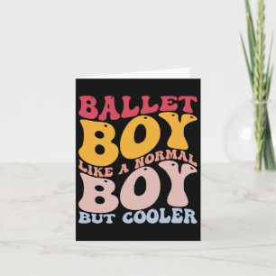 Cartão Um Balé De Dançarino De Dança De Balé Engraçado Co