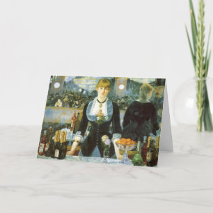 Cartão Um Bar na Folies Bergere, de Edouard Manet