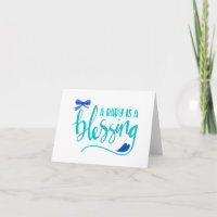 Um bebê é um Chá de fraldas bênção, rapaz PERSONAL